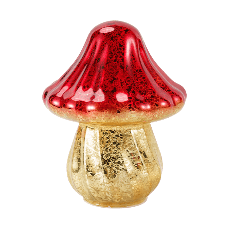 El yapımı Degrade Cıva Cam Mantar Süsü led dekorasyonlu