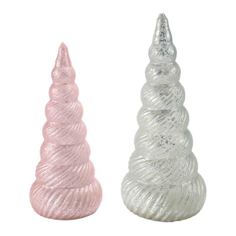 Spiral Dokulu Noel Ağacı Dekoru