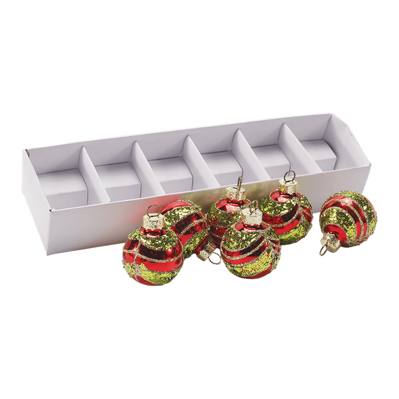 El Üflemeli Cam Noel Topu Süsü