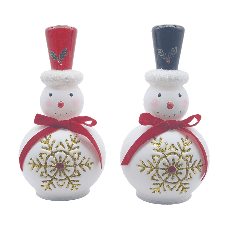 Vintage Yanardöner El Üflemeli Noel cam led dekorasyon Masa Üstü