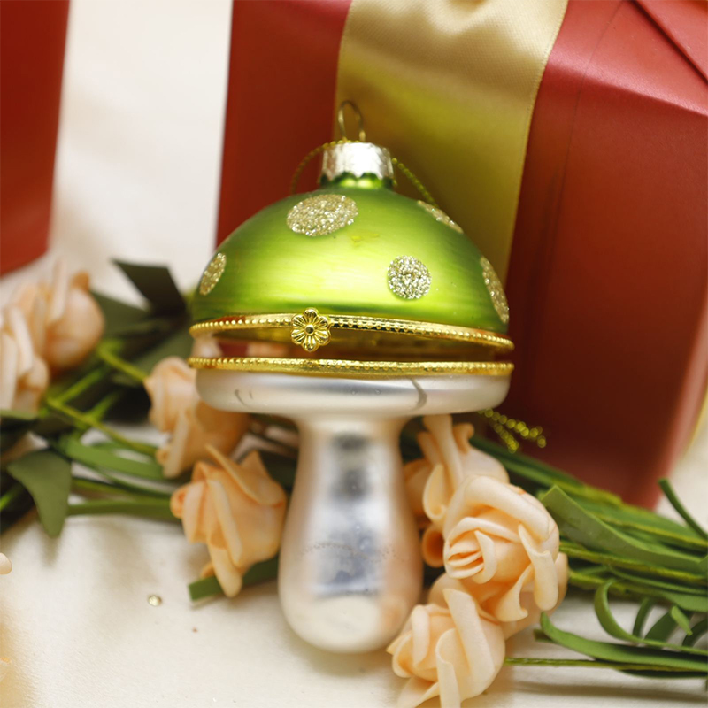 Sebze Şekilli Noel Cam Askı Süsleri